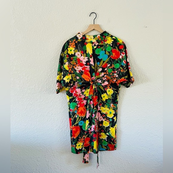 Vintage 40s/50s Mitzi Morgan Floral Dress - Picture 5 of 16
